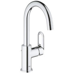 Grohe BauLoop - Mitigeur de lavabo avec vidage, chrome 23091000