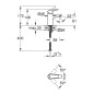 Grohe BauFlow - Mitigeur de lavabo, chrome 23752000