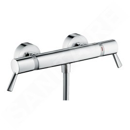 Hansgrohe Ecostat Comfort - Mitigeur thermostatique de douche Care, poignée prolongée, chrome 13117000
