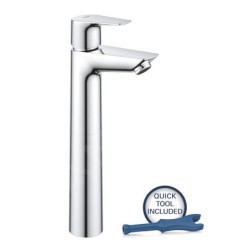 Grohe Start Edge - Mitigeur de lavabo avec vidage Push-Open, chrome 23777001