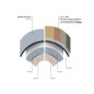 Grohe Grohtherm SmartControl - Mitigeur thermostatique encastré de douche, 3 sorties, Cool Sunrise brossé 29121GN0