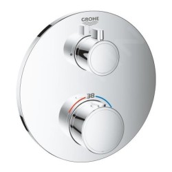 Grohe Grohtherm - Mitigeur thermostatique de douche encastré, chrome 24075000