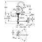 Grohe Eurostyle Cosmopolitan - Mitigeur de lavabo avec vidage et bec pivotant, chrome 23043003