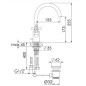 Steinberg 250 - Mitigeur de lavabo avec vidage, chrome 250 1500