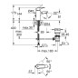 Grohe BauFlow - Mitigeur de lavabo avec vidage, chrome 23751000
