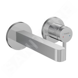 Hansgrohe Finoris - Mitigeur de lavabo encastré, installation 2 trous, EcoSmart, chrome 76051000