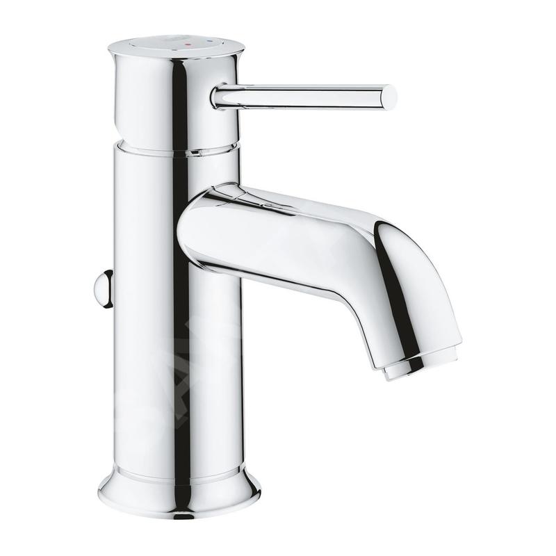 Grohe BauClassic - Mitigeur de lavabo avec tirette, chrome 23161000
