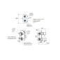 Sapho Rhapsody - Mitigeur thermostatique encastré, 2 sorties, chrome 5585T