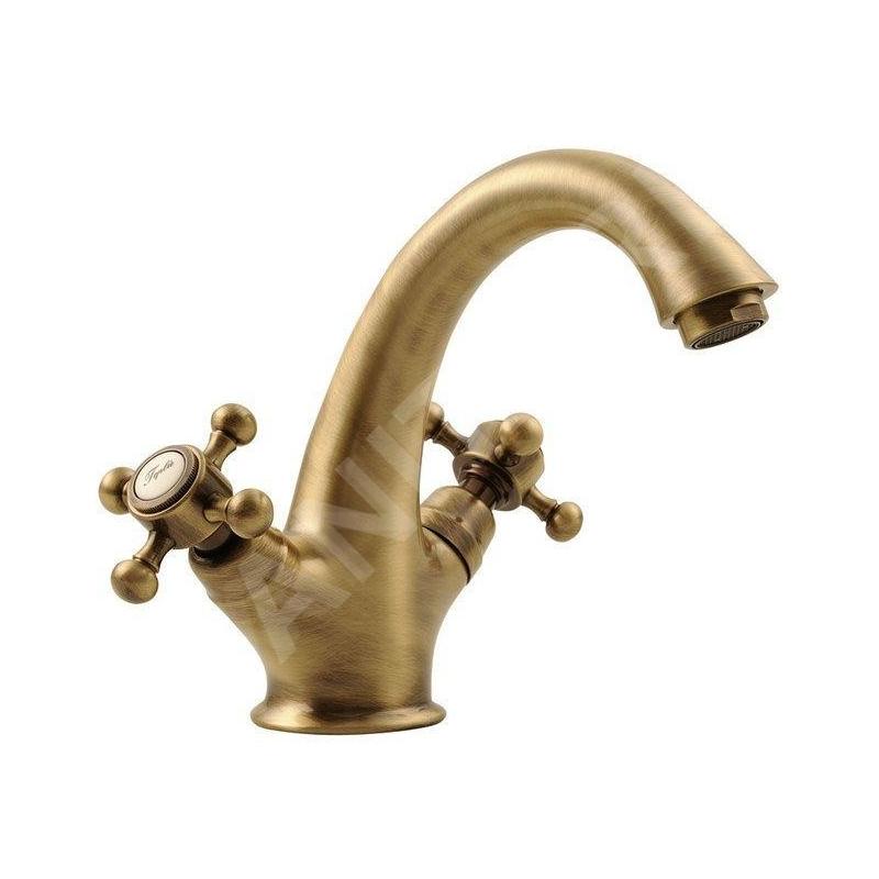 Sapho Reitano Rubinetteria Antea - Mitigeur de lavabo Antea, avec bonde, bronze 3276