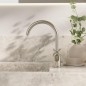 Steinberg 250 - Mitigeur de lavabo avec vidage, nickel brossé 250 1500 BN