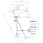 Novaservis Titania Iris - Mitigeur de lavabo avec vidage, chrome 92001,0