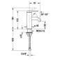 Duravit C.1 - Mitigeur de lavabo, chrome C11010002010