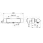 Hansa Care - Mitigeur thermostatique de douche, Thermo Cool, chrome 08707100
