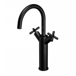 Steinberg 250 - Mitigeur de lavabo avec vidage, noir mat 250 1550 S