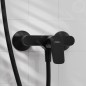 Hansgrohe Logis - Mitigeur de douche, noir mat 71600670