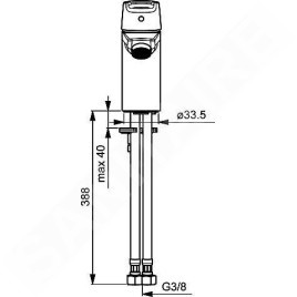 Hansa Polo - Mitigeur de lavabo, chrome 51412293