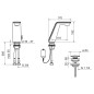 Hansa Alessi Sense - Mitigeur électronique pour lavabo, Tiptronik, chrome 07732201