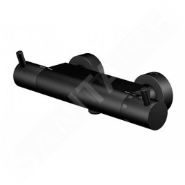 Steinberg 100 - Mitigeur thermostatique de douche, noir mat 100 3200 S