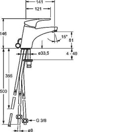Hansa Mix - Mitigeur de lavabo, chrome 01111183