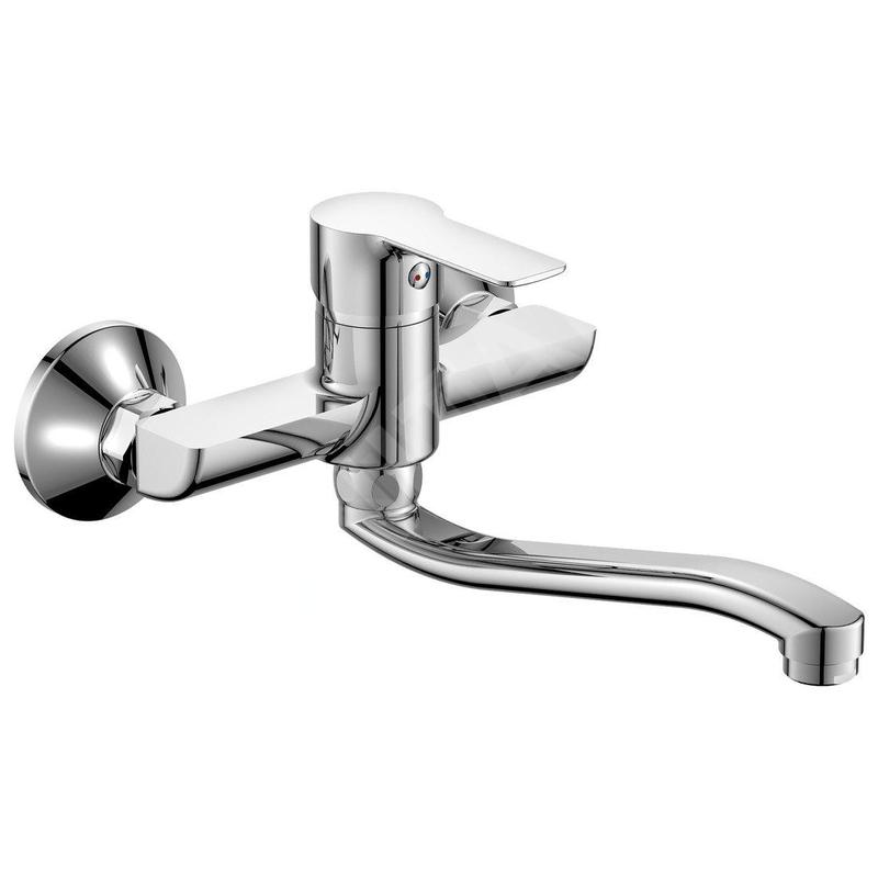 Bruckner Baron - Mitigeur de lavabo avec bec pivotant, chrome 612.015.1