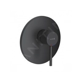 Kludi Bozz - Mitigeur de douche encastré, noir mat 386553976