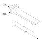 Kludi Balance - Bec déverseur de baignoire, blanc 5250391