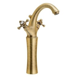 Sapho Reitano Rubinetteria Antea - Mitigeur de lavabo avec garniture de vidage, hauteur 300 mm, bronze 3276L
