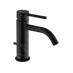 Paffoni Light - Mitigeur de lavabo avec garniture de vidage, noir mat LIG075NO