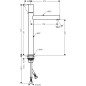 Axor Uno - Mitigeur de lavabo 260, nickel brossé 45004820