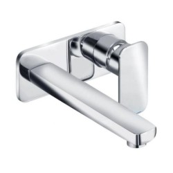 Kludi E2 - Mitigeur de lavabo encastré, installation 2 trous, chrome 492450575