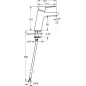 Hansa Twist - Mitigeur de lavabo XL, chrome 09022285