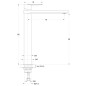Aqualine Daphne - Mitigeur de lavabo, noir mat DH601B