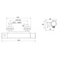 Ravak 10° Free - Mitigeur de douche thermostatique TD F 033.00 / 150, chrome X070140