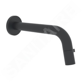 Hansa Nova - Bec déverseur de lavabo, noir mat 5096810133