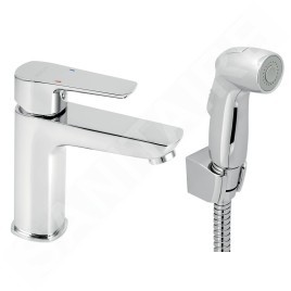 Novaservis Metalia 58 - Mitigeur de lavabo avec douchette de bidet, chrome 58015,0