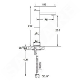 Steinberg 160 - Mitigeur de lavabo, chrome 160 1710