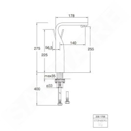 Steinberg 230 - Mitigeur de lavabo, chrome 230 1700