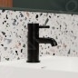 Steinberg 100 - Mitigeur de lavabo avec vidage, noir 100 1055 S