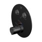 Steinberg 390 - Mitigeur thermostatique encastré pour 2 sorties, noir 390 4321 3 S