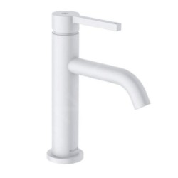 Kludi Nova Fonte - Mitigeur de lavabo avec bonde Push-Open, blanc mat 202885315
