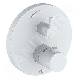 Kludi Nova Fonte - Mitigeur de douche thermostatique encastré, blanc mat 208355315