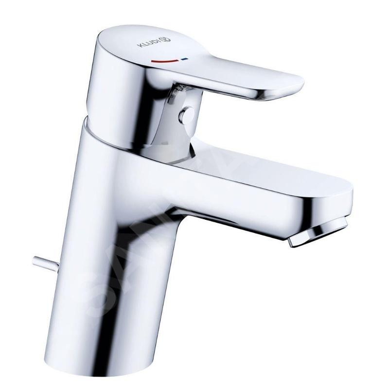 Kludi Pure&Easy - Mitigeur de lavabo, avec vidage, EcoPlus, chrome 373880565WR4
