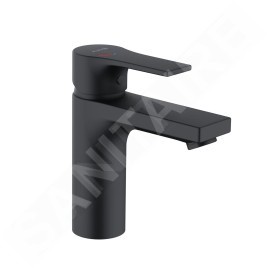 Kludi Zenta SL - Mitigeur de lavabo, EcoPlus, noir mat 481983965