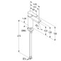 Kludi Zenta SL - Mitigeur de lavabo, EcoPlus, noir mat 481983965