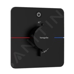 Hansgrohe ShowerSelect Comfort - Mitigeur thermostatique encastré, noir mat 15581670