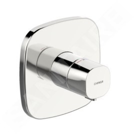 Hansa Living - Mitigeur de douche thermostatique encastré, chrome 81129583