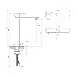 Ravak Chrome II - Mitigeur de lavabo, chrome X070447