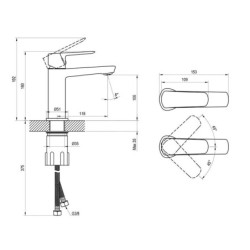 Ravak Robinetterie - Mitigeur de lavabo, chrome X070470