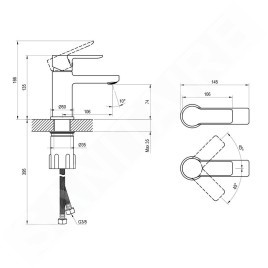 Ravak Robinetterie - Mitigeur de lavabo, chrome X070482