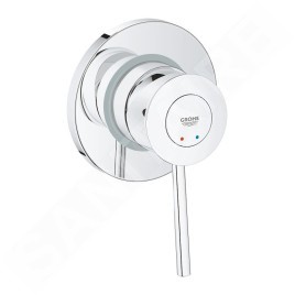 Grohe BauClassic - Mitigeur de douche encastré, avec corps, chrome 29048000